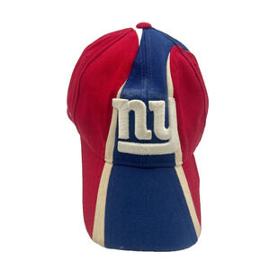 New York Giants Reebok NFL Adjustable Hat Red Blue Cream Strapback Cap